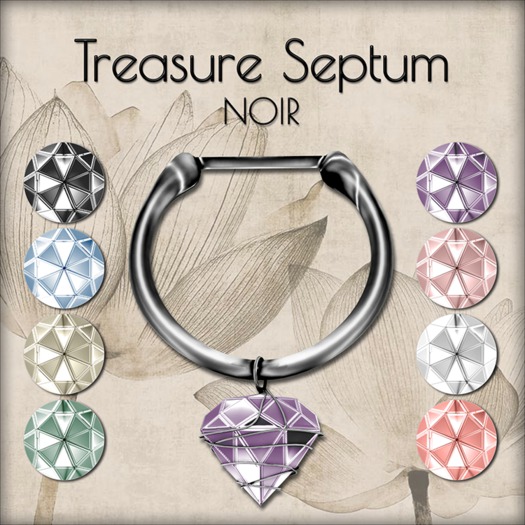 LOTUS. Treasure Septum - Noir