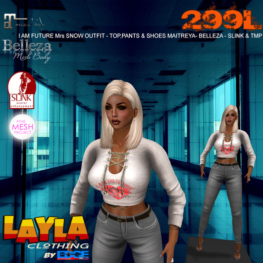 FUTURE MRS JOHN SNOW - TOP, PANTS & SHOES 