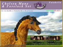 *E* Chelsea Mane & Forelock Set [BOXED] RH Falabella