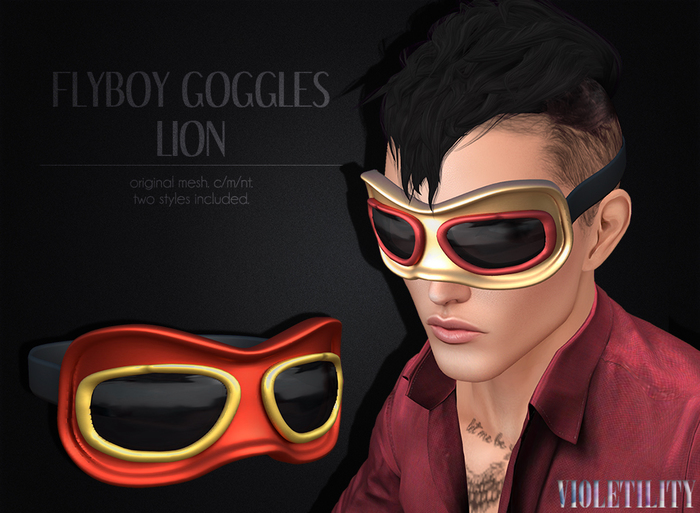 .:V:. Flyboy Goggles - Badger