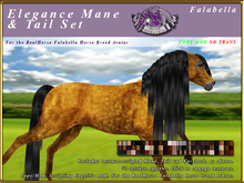 *E* Elegance Mane/Tail Set [BOXED] RH Falabella