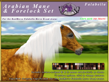 *E* RealHorse Arabian Mane Set [BOXED] RH Falabella