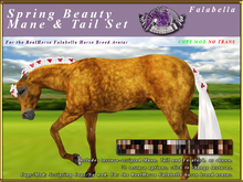*E* Spring Beauty Mane/Tail Set [BOXED] RH Falabella