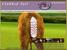 *E* Clubbed Tail Set [BOXED] RH Falabella