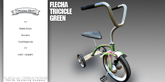 FLECHA Tricicle green