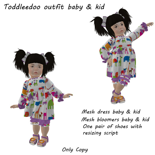 Toddleedoo Pitchounette Purple