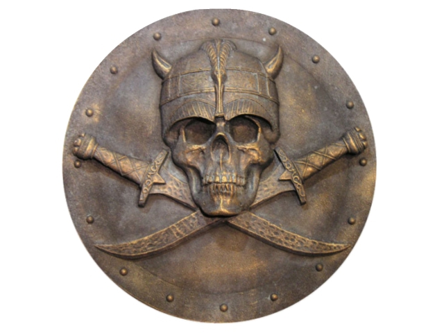 Viking Skull Shield Alpha Texture
