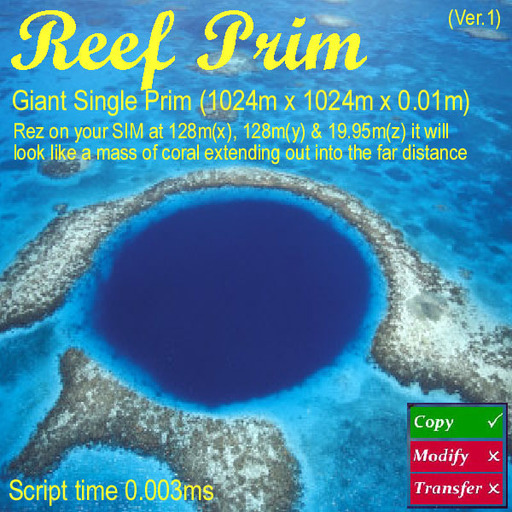 Reef Prim Ver1 Giant sea top texture