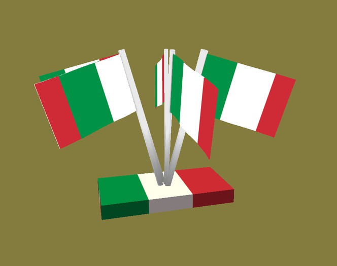 flags for table Italy