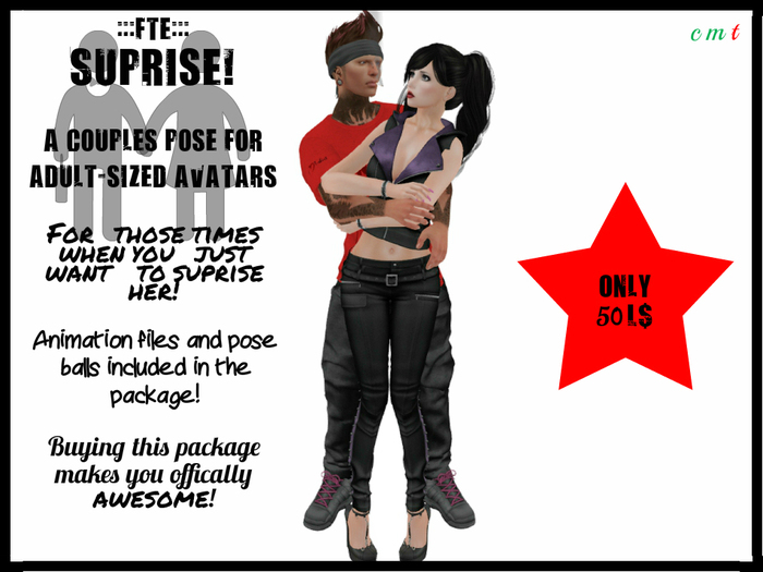 :::fte::: Surprise!   {Romantic Pose}