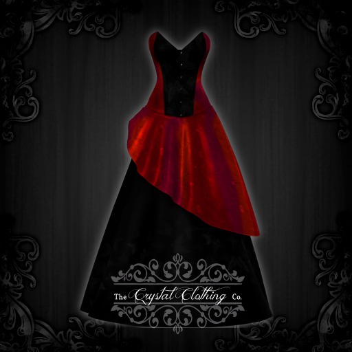 [CC Co.] Sasha - Gown - Midnight Ruby