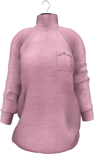 NYU - Turtleneck Sweater, Pink