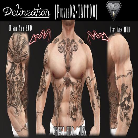 ::[DELINEATION]::Puzzle Tattoo [MONSTER PACK]