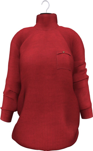 NYU - Turtleneck Sweater, Red