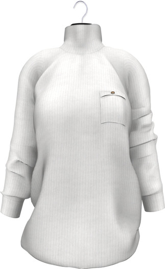 NYU - Turtleneck Sweater, White
