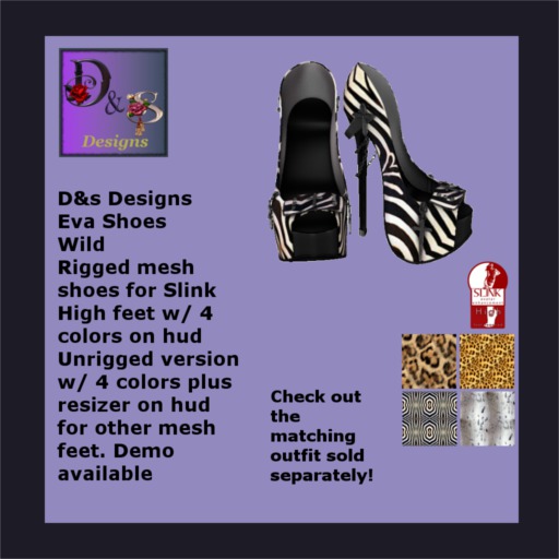 D&s Designs - Eva Shoes Wild bag
