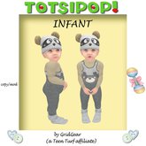 TOTSIPOP! Bear Coverall Infant