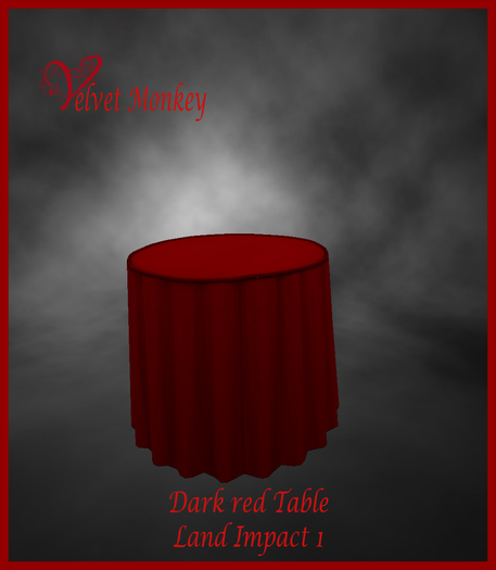 .:TVM:. Dark Red Table