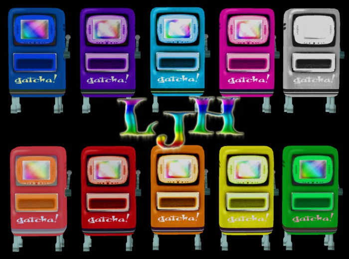 10 Supercute Gatcha textures- for the Gatcha Machines by Drink!