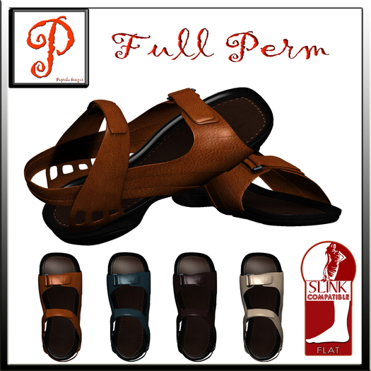 Unisex Sandals Full Perm