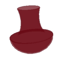 Ruby Vase
