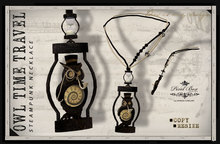 PIXEL BOX - Necklace Owl Time travel (b)