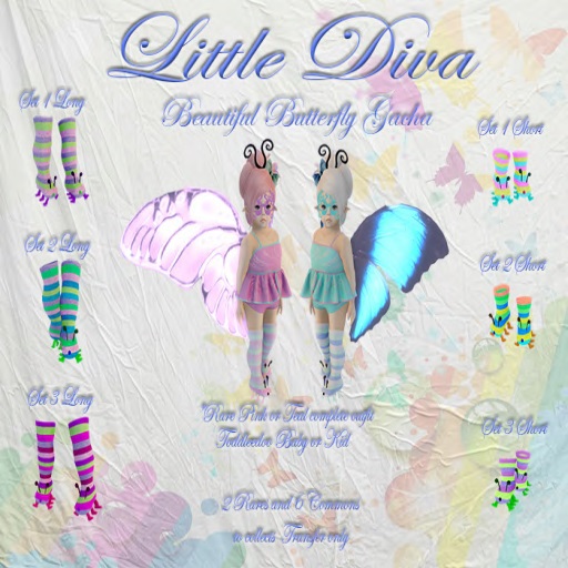 ~Little Diva~BABY Long socks set 3