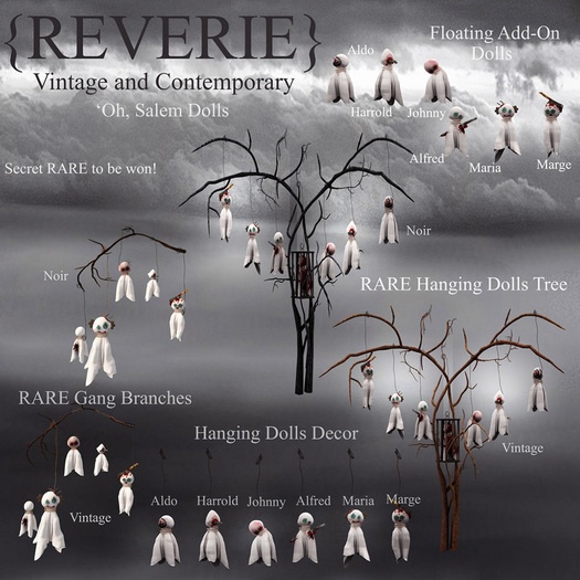 {Reverie}'Oh Salem Dolls'  -  Aldo (Hanging Decor)