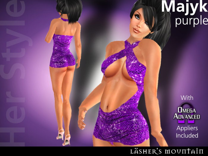 roxa Majyk - Ultra Sexy sequin boates mini vestido - com aplicadores Omega