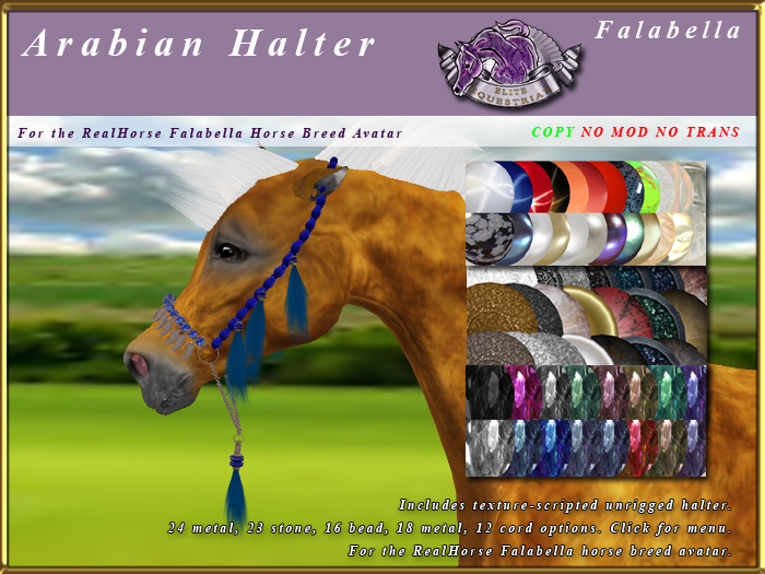 *E* Arabian Halter [BOXED] RH Falabella
