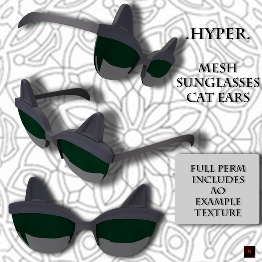 .Hyper. Sunglasses cat FULL PERM