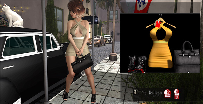 :ESSENCE: LIVY DRESS'YELLOW