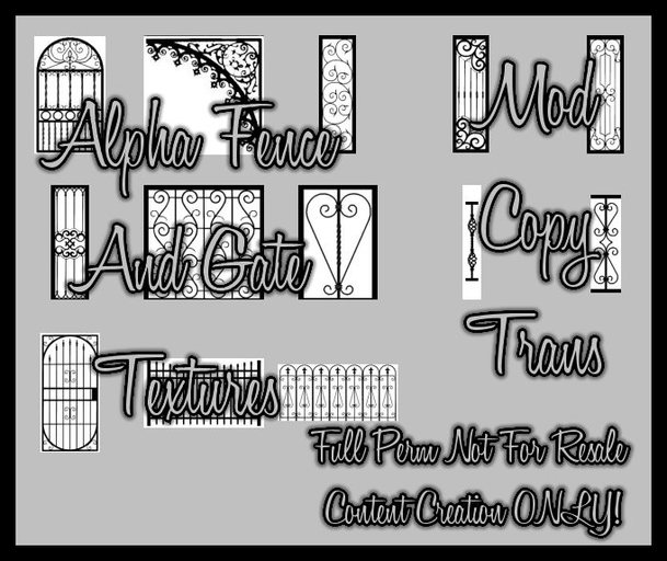 13 Fence and Gate Textures