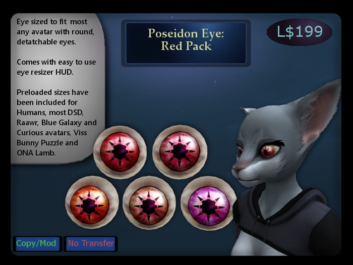 Poseidon Eye, Red Pack