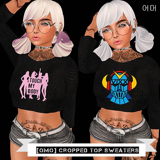 [OMO] SISTAR Cropped Top Sweater