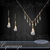 ::: Krystal ::: Esperanza - Jewelry Set - Gold