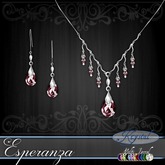 ::: Krystal ::: Esperanza - Jewelry Set - Platinum (MultiJewel)