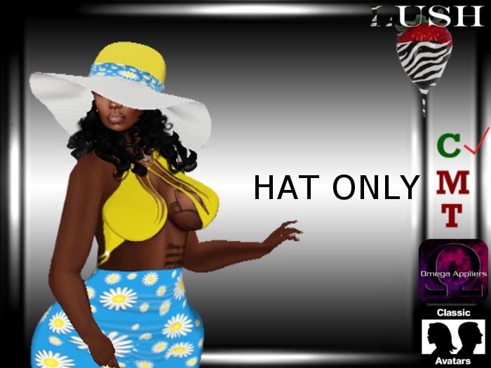 **LUSH**HOT YELLOW hat