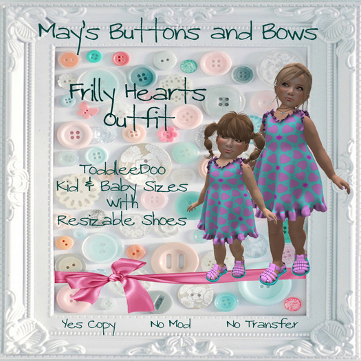 MBB * Frilly Hearts Dress (B&K)