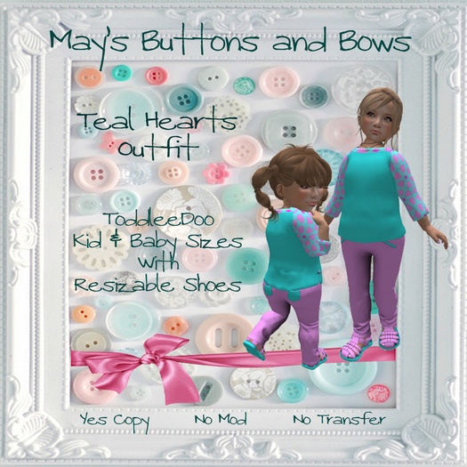 MBB *  Teal Heart Outfit (K&B)