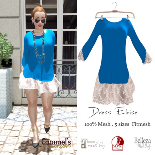 CF Dress Eloise Blue