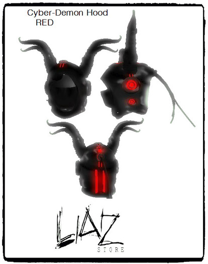 LiaZ Cyber-Demon Hood Red