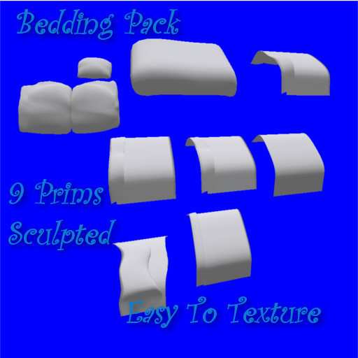 Bedding Sculpties w/maps