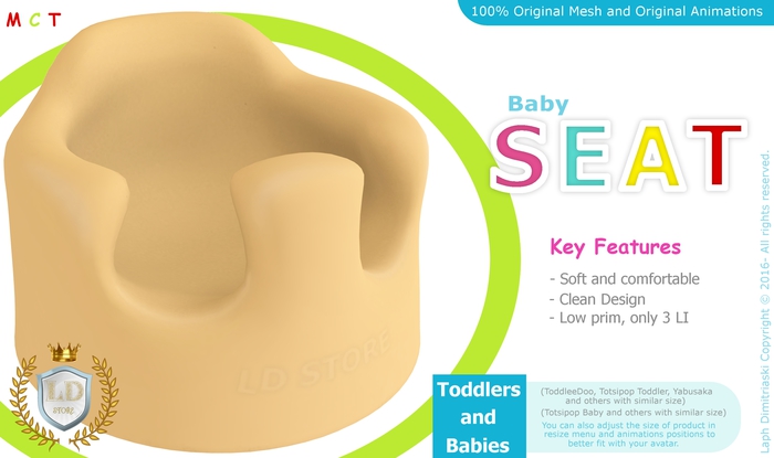 {LD} - Baby Floor Seat Yellow