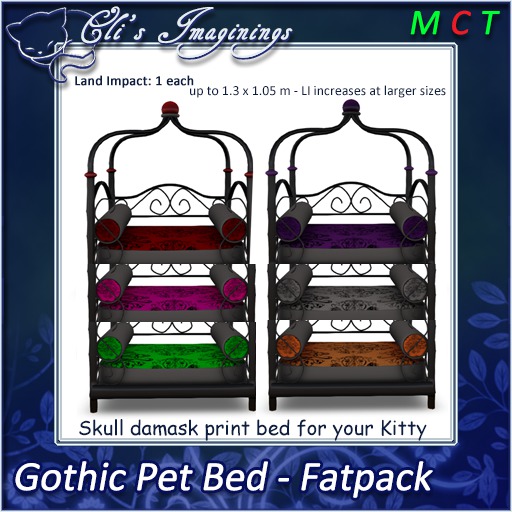 Gothic Pet Bed - Fatpack