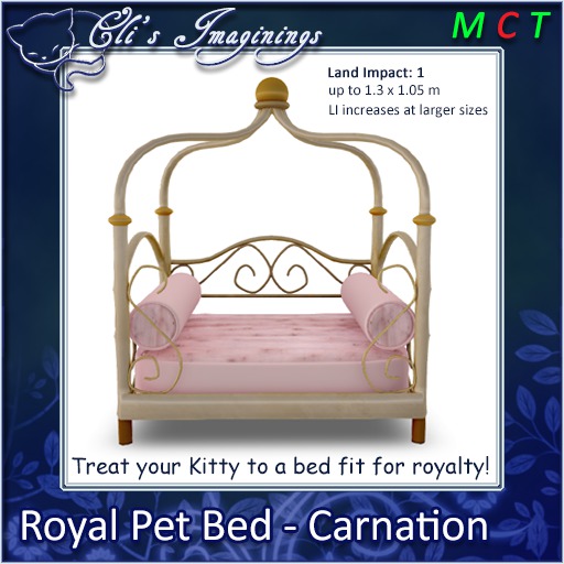 Royal Pet Bed - Carnation