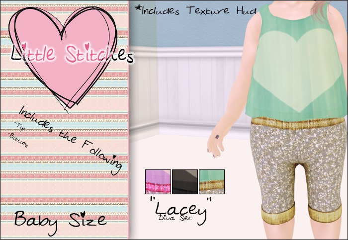 .Little Stitches. Lacey (Diva) (B)