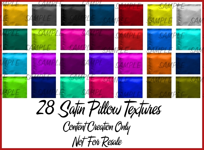 28 Satin Pillow Top Textures