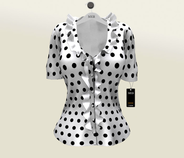 MEB : Pois Mesh Shirt (boxed)
