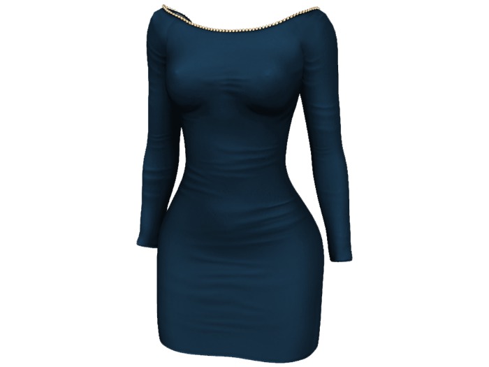 Kaithleen's Beaded Cocktail Dress - Petrol